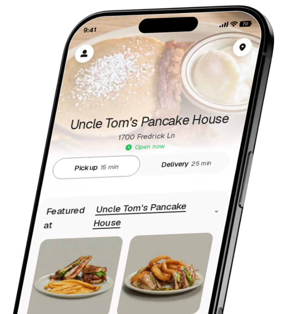 Uncle Tom's Pancake House app preview