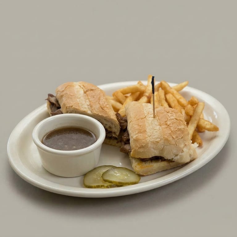 Delicious French Dip Sandwich