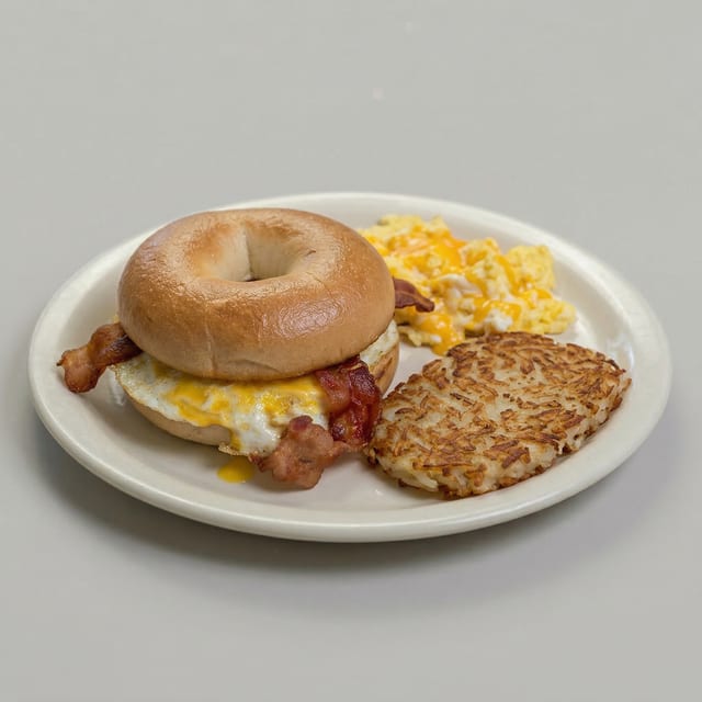 Breakfast Sandwich on Bagel.