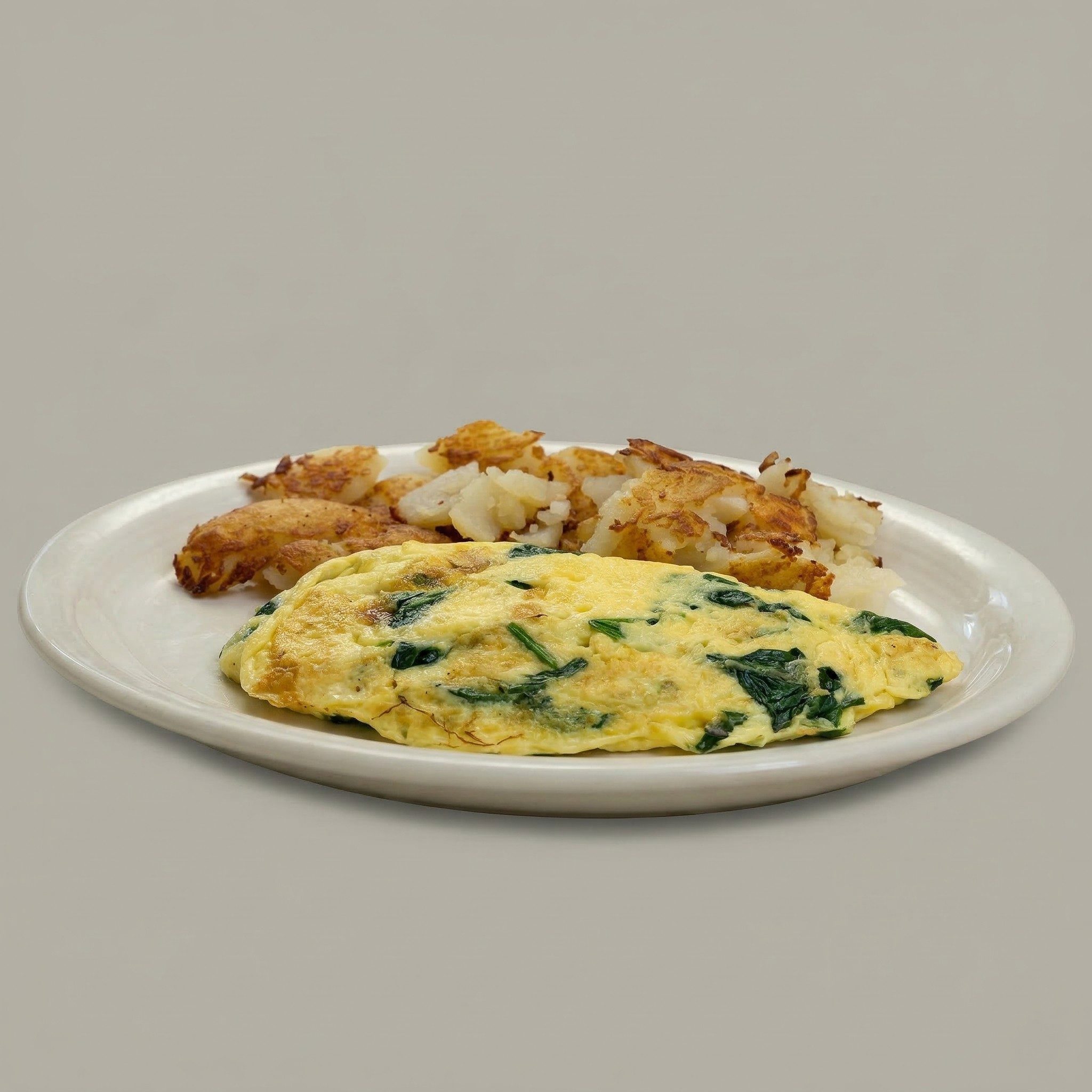 Spinach & Feta Omelet.