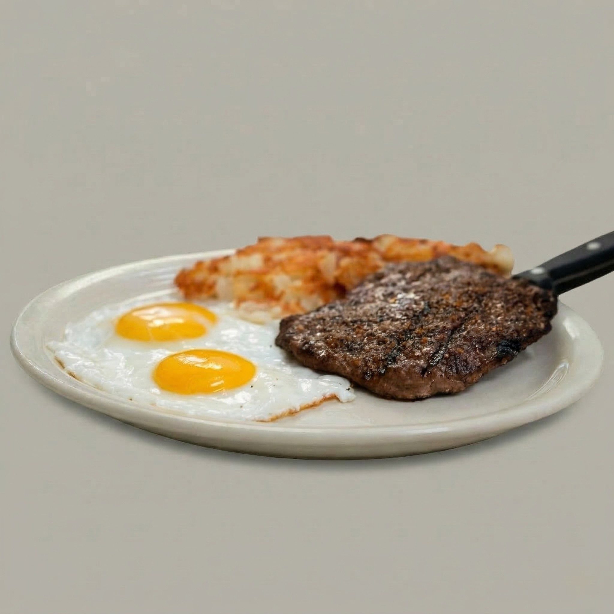 Chopped Sirloin & Eggs.