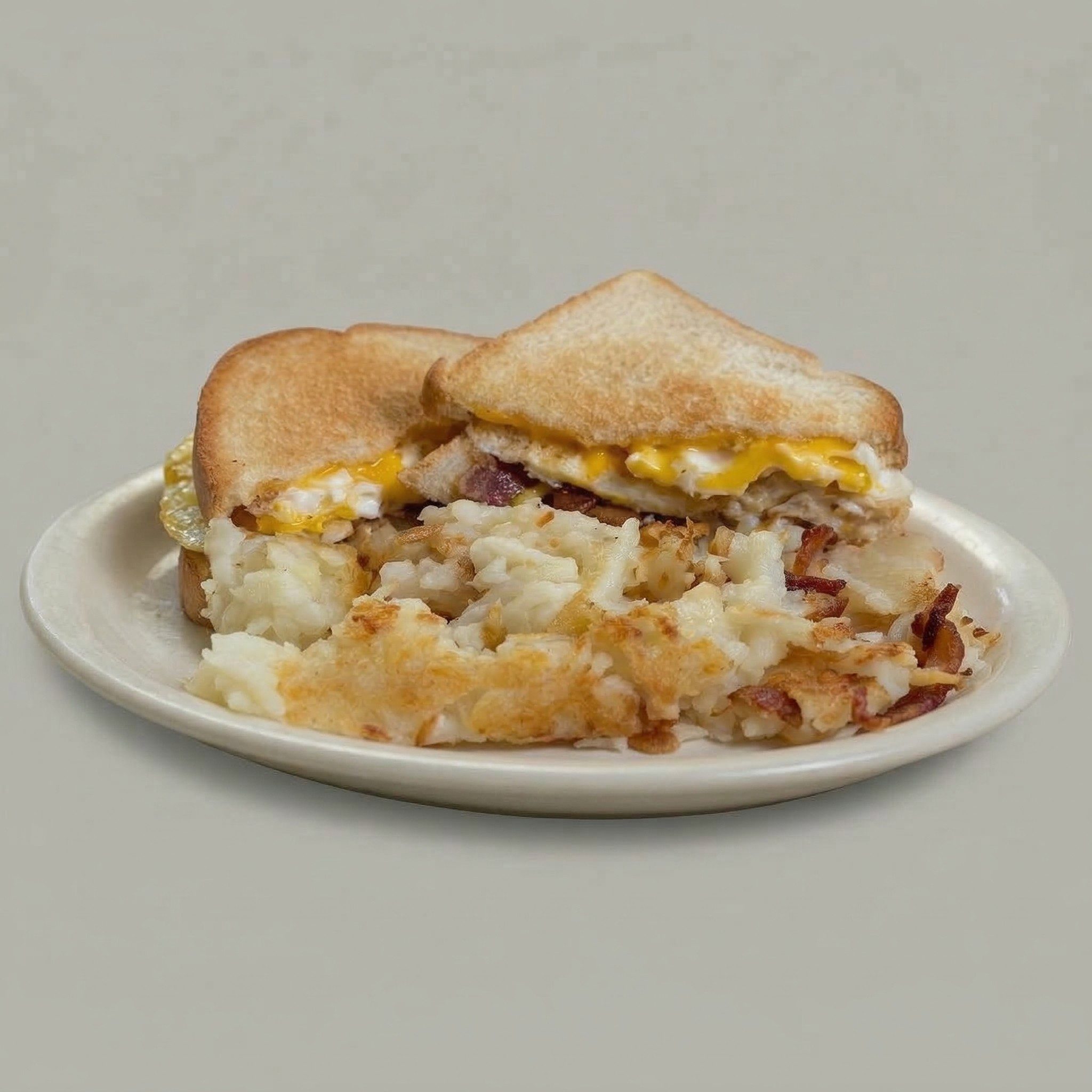 Breakfast Sandwich on Wheat or White.